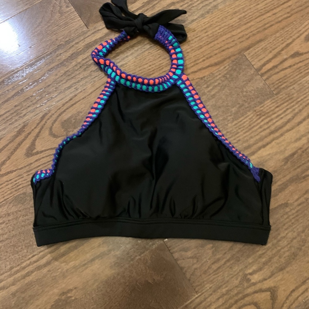 High neck bikini top